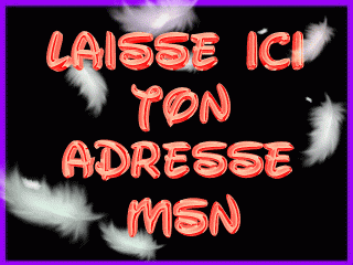 laisse ton adresse
